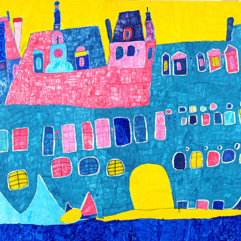 山田悦久「街並み10」