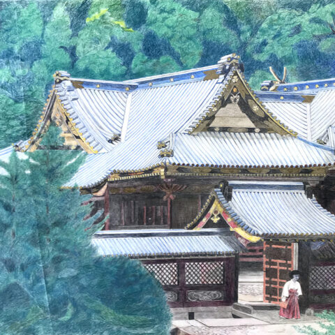 田代源一郎「寺院」