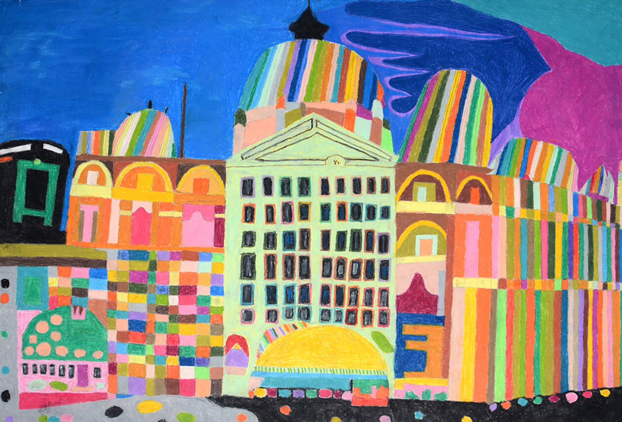 吉村松子「街並み」