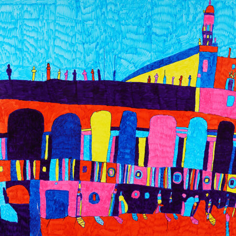 山田悦久「街並み2」