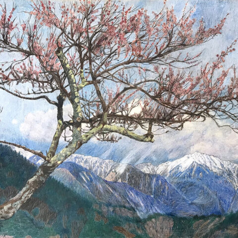 田代源一郎「アルプスの春」