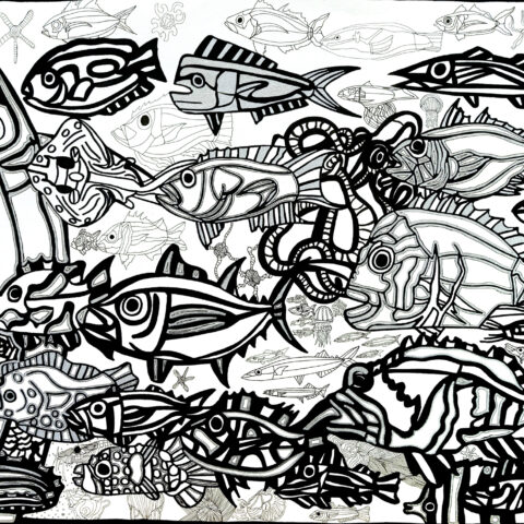 田中拓実「魚の群れ」