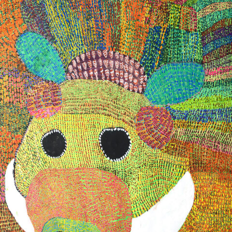 市川文男「いのしし」