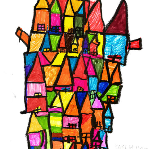 高井美幸「カラフルなお家」