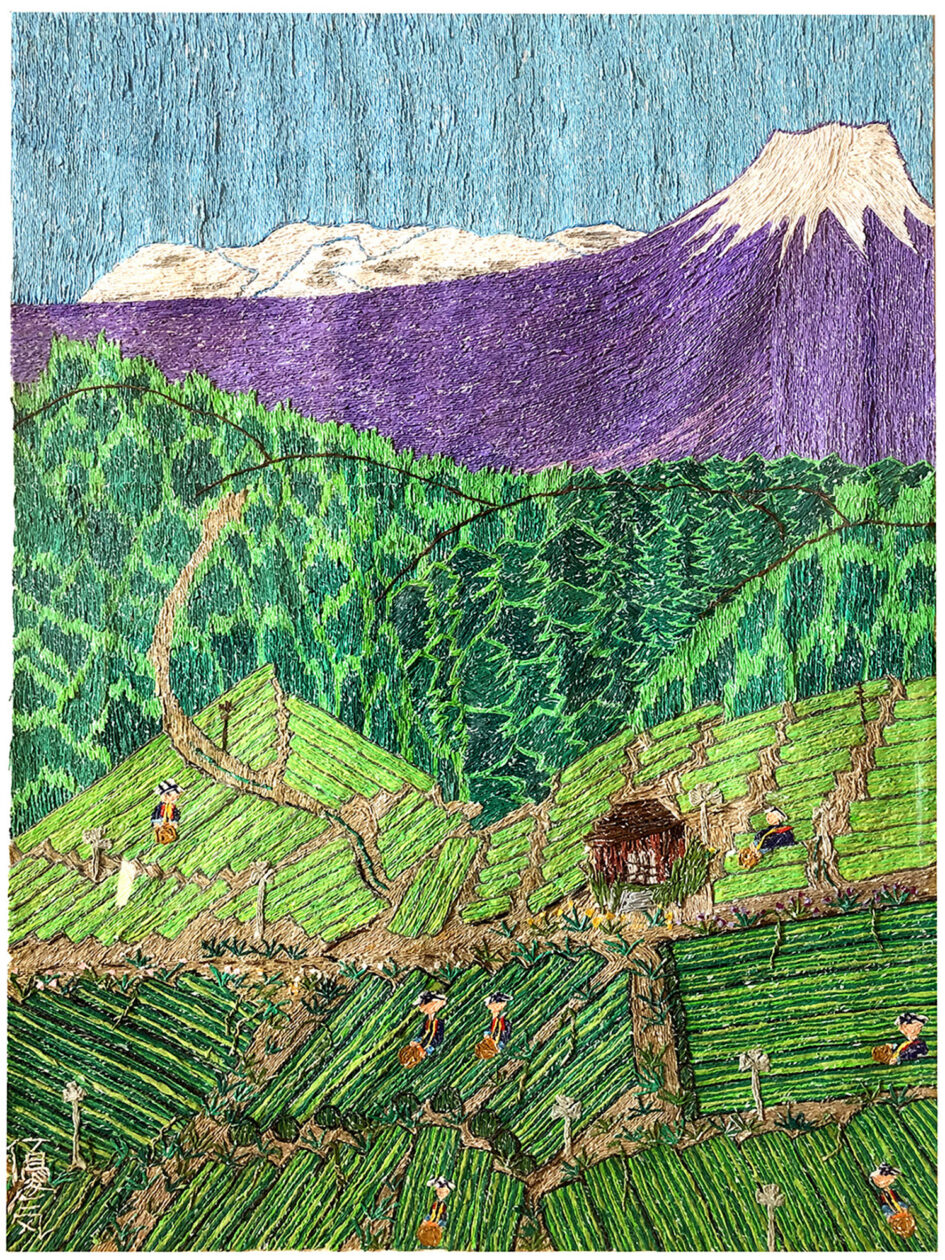 田中優気「富士山と茶畑」