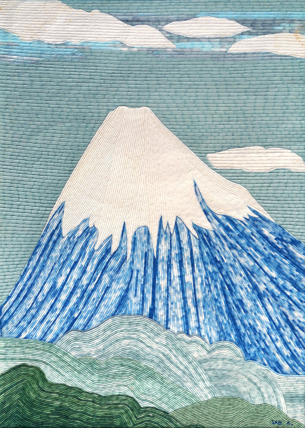 安間佐恵「 富士山（日本平より）」