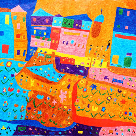 水野勝美「街並み2」