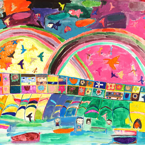 水野恵美「虹のある風景」