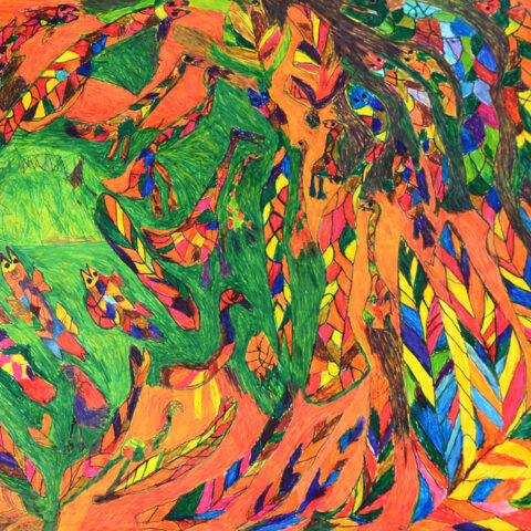 法傳寺進「生命の誕生」