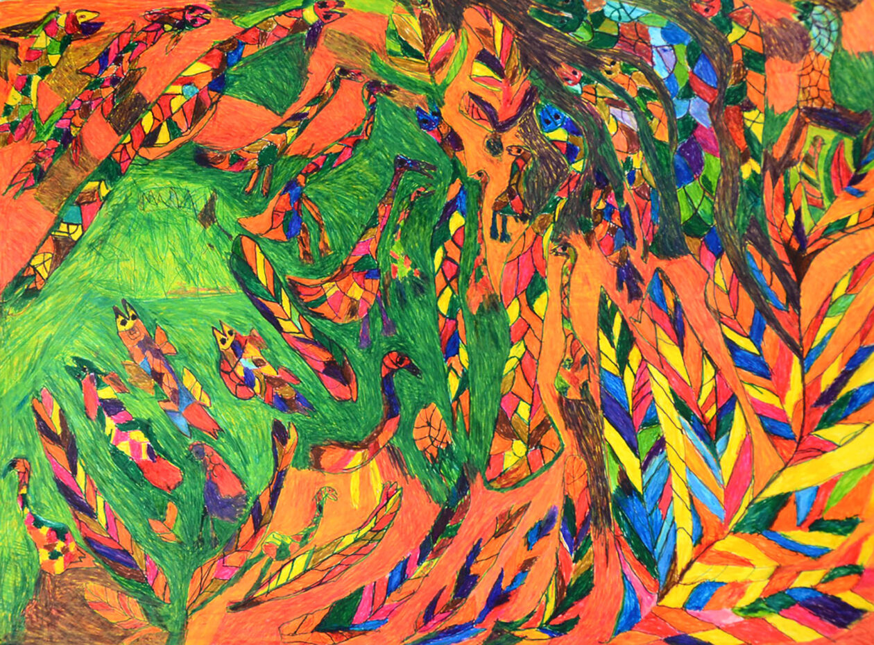 法傳寺進「生命の誕生」