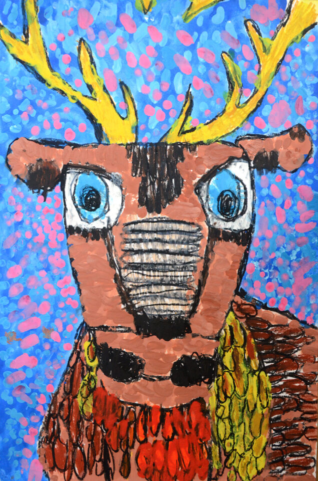 山口歩華「トナカイ」 | ふじのくに障がい者芸術ポータルサイト