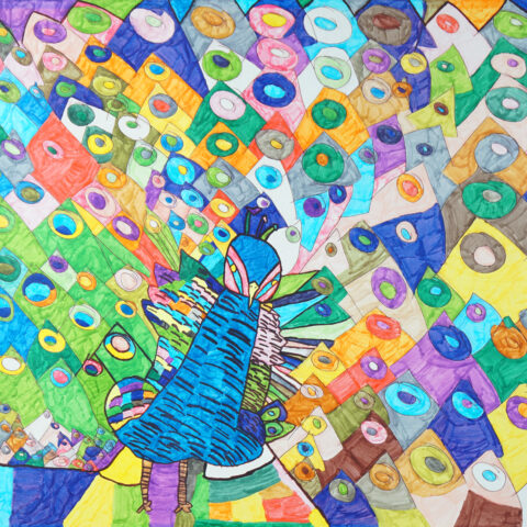 村松和洋「孔雀」