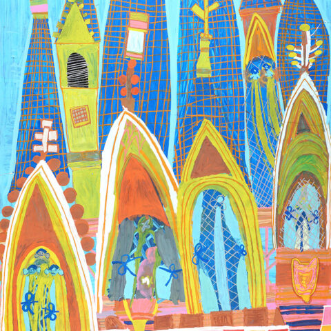 松本五十美「ノートルダム寺院」