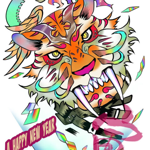 雨斬 KIPO「寅年　A HAPPY NEW YEAR」
