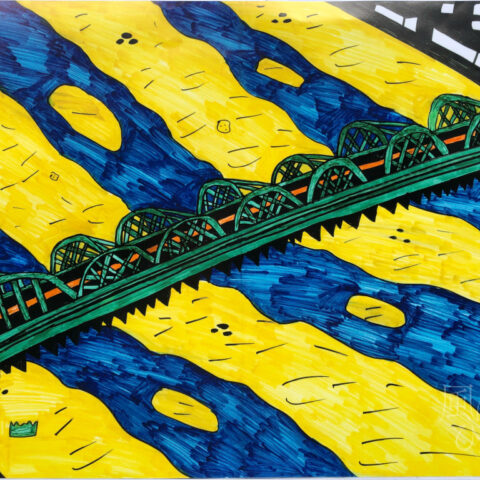 松井久悦「出会いから・・・再会へー安倍川ー」