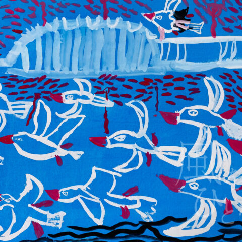 髙原 健「狩野川とカモメ」