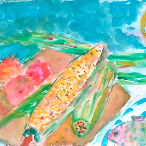 美術教室にて　38