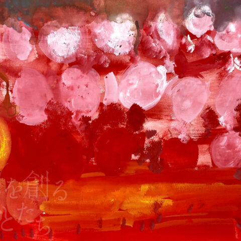 杉山 駿「狩野川と花火」