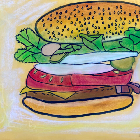 井出 颯哉「ハンバーガー」