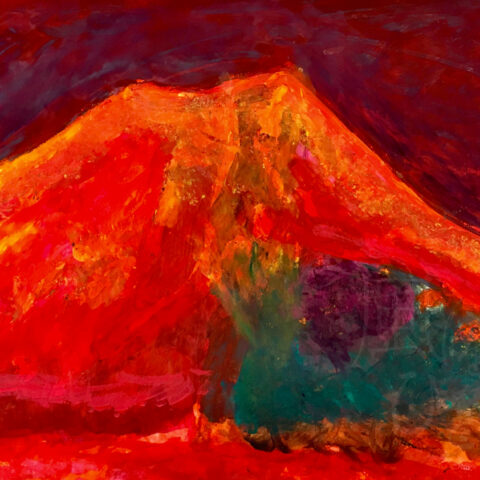 佐野 嵐美「赤富士」