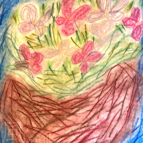 satori「花とカゴ」