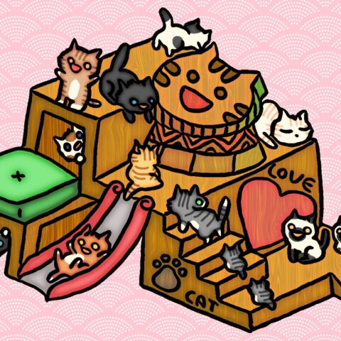 葉月ハブ「ネコ用公園」