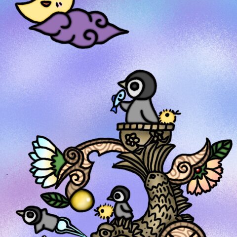 葉月ハブ「シャチホコに乗って」