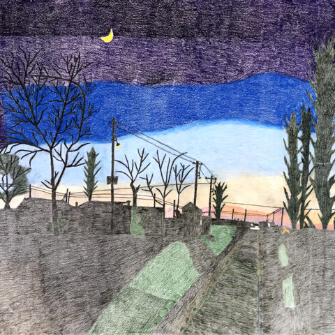 柏木春雄「夕暮れ」