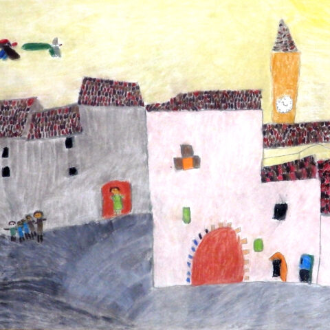 安松まさ代「街並み」