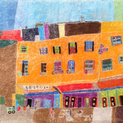 安松まさ代「いつもの風景」