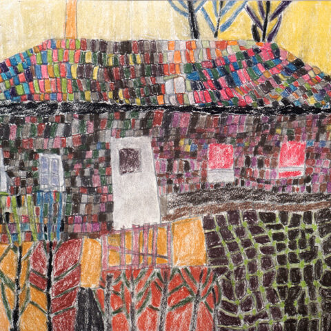 安松まさ代「レンガの家」