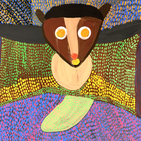 市川文男「コウモリ」