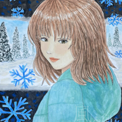 髙橋 邦博「きらめく雪の結晶」