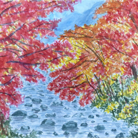 髙橋 邦博「紅葉の季節」