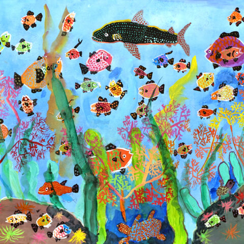 鷲尾祐一「サンゴ礁の海」