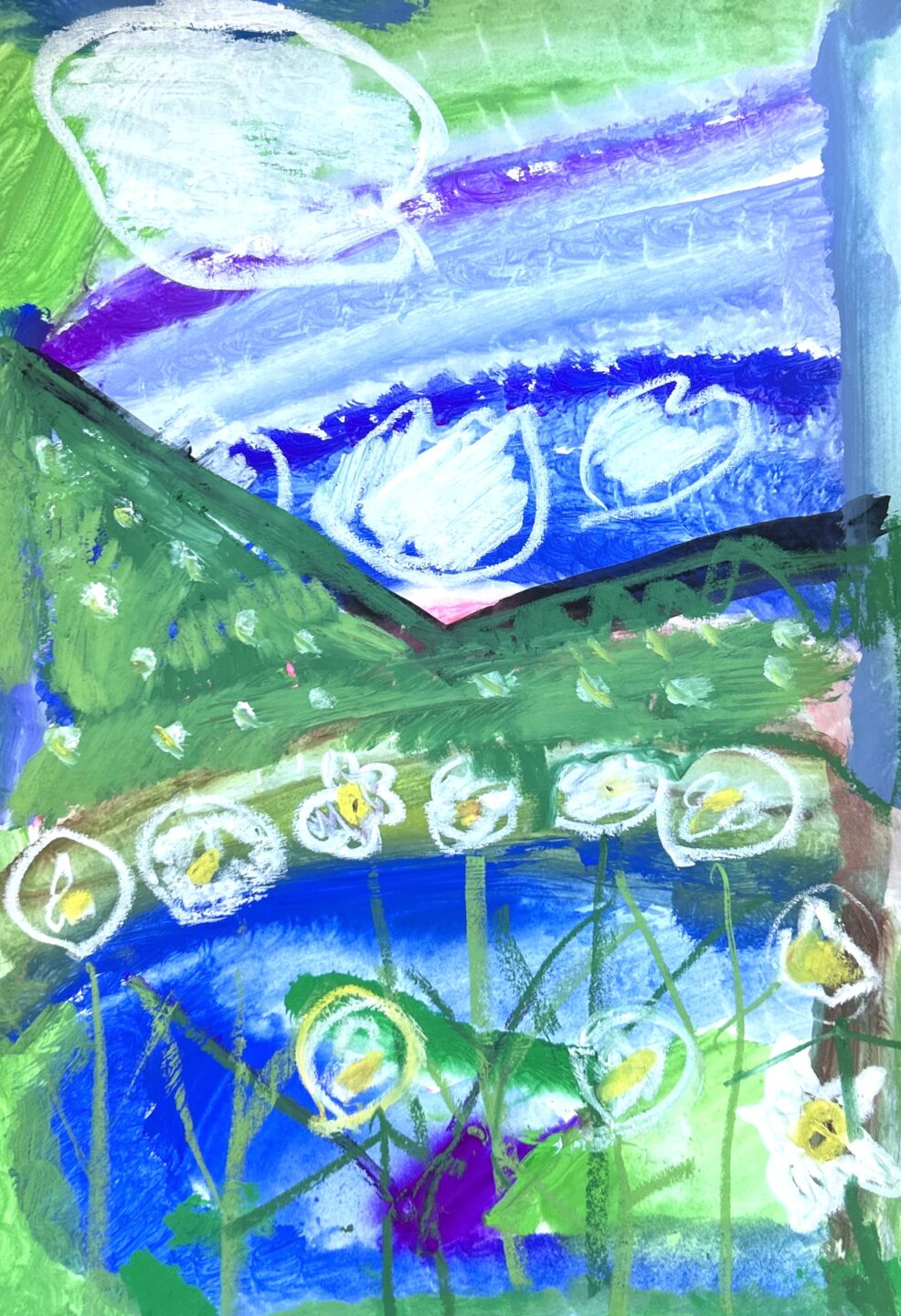 仁藤 泉「爪木崎の水仙」