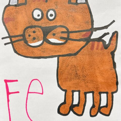 Fe画伯「ネコ」