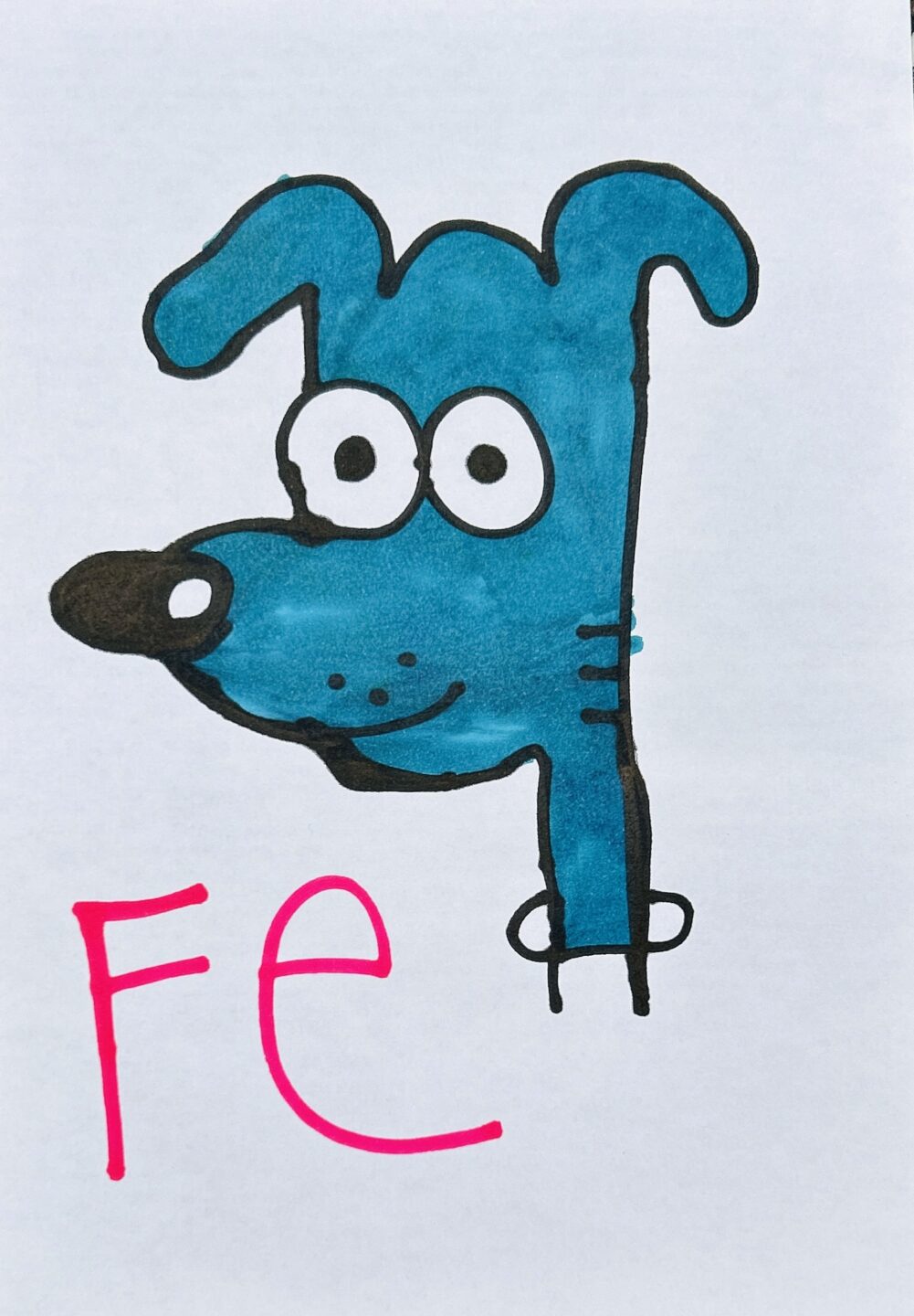 Fe画伯「イヌ」