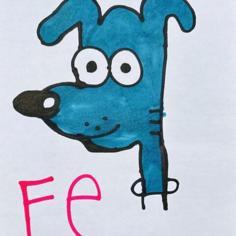 Fe画伯「イヌ」