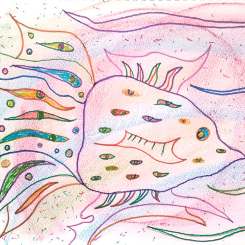 陶山 昌和「空間の金魚　12」