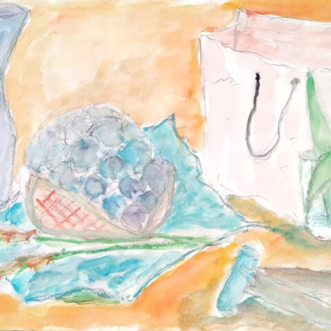 陶山 昌和「美術教室にて、静物画　11」