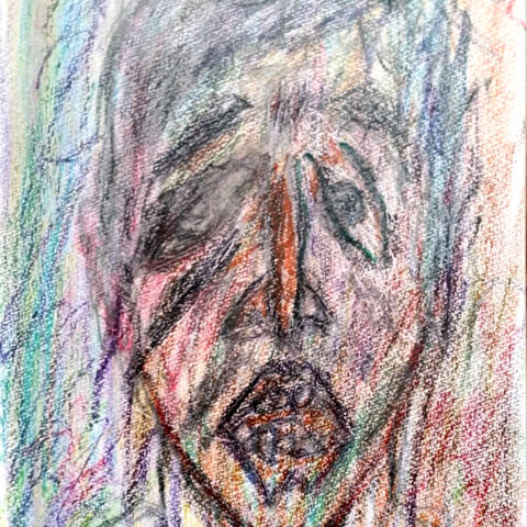 陶山 昌和「顔（16）（我が悲しみよ）　3」