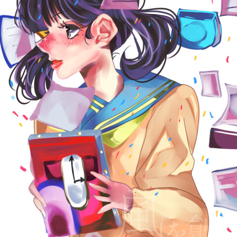 ここ奈 るん「美術室の女の子」