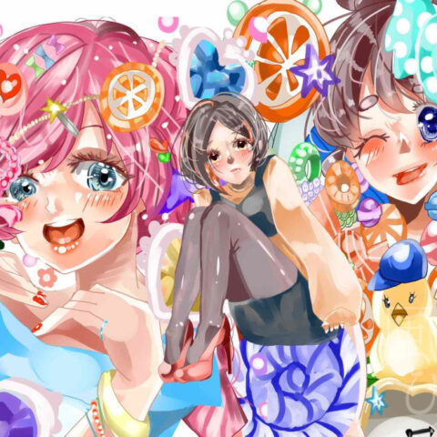 ここ奈 るん「きらきらと輝く少女たち」