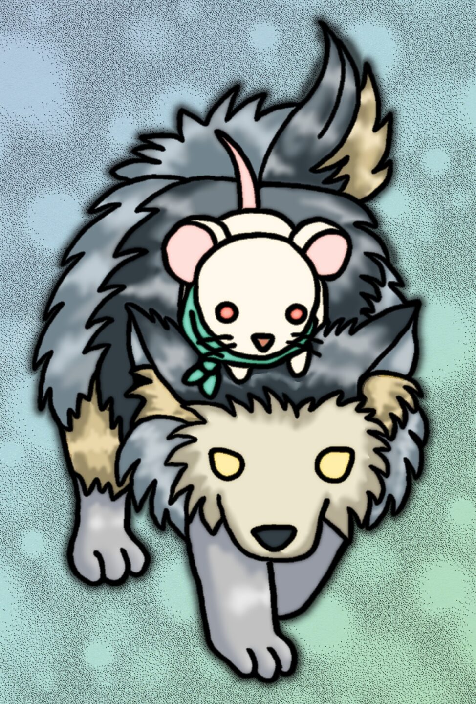 葉月ハブ「オオカミとネズミ」