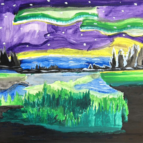 波平佳也乃「イエローナイフのオーロラ」