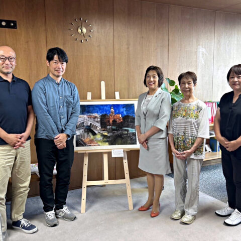 まちじゅうアート展示作品 富士市議会議員　山下いづみさま