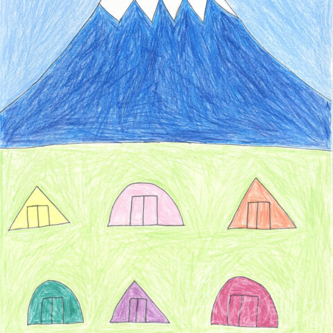 鈴木 晴美「富士山のふもとのキャンプ場」