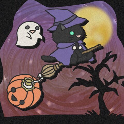 葉月ハブ「ハロウィンイラスト①」