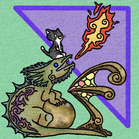 葉月ハブ「火を吹くドラゴン」